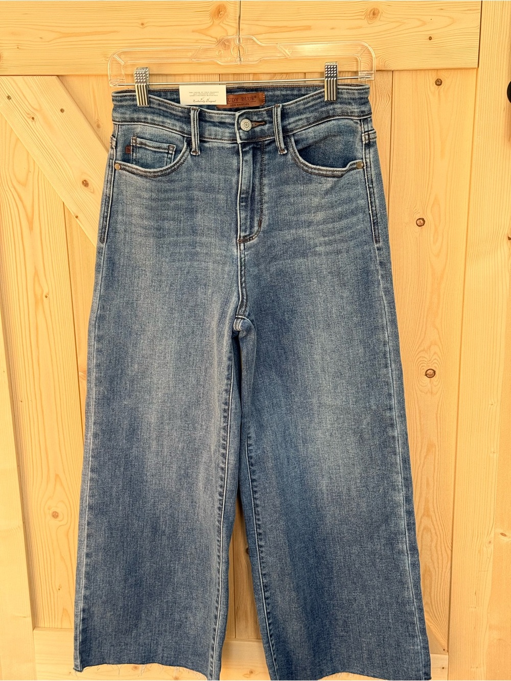 Judy Blue Cropped Wide-Leg Jeans NWT